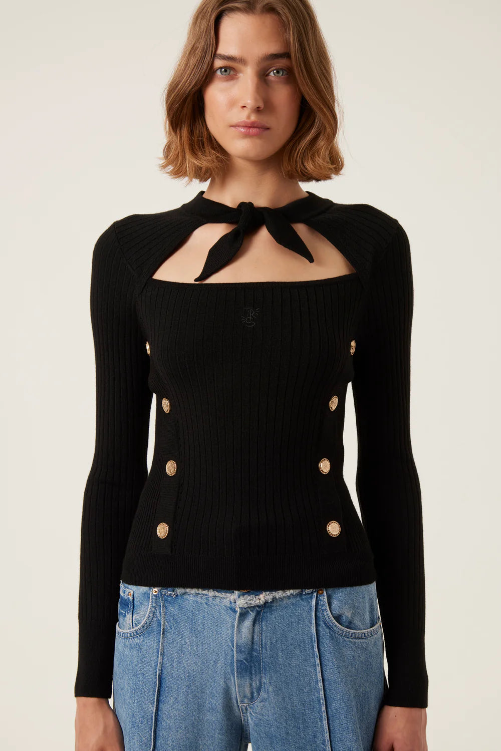 Top tejido manga larga Manta Tresse