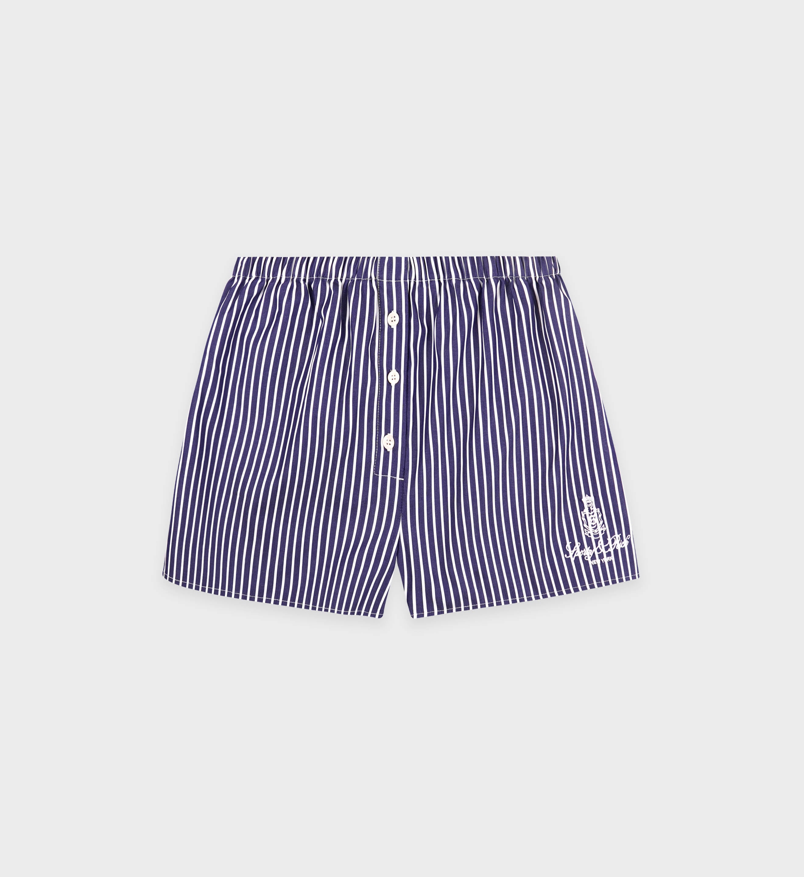 Short Vendome Mini Boxer rayas azul Sporty & Rich