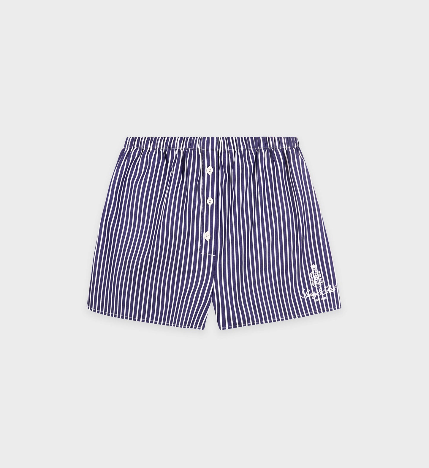 Short Vendome Mini Boxer rayas azul Sporty & Rich