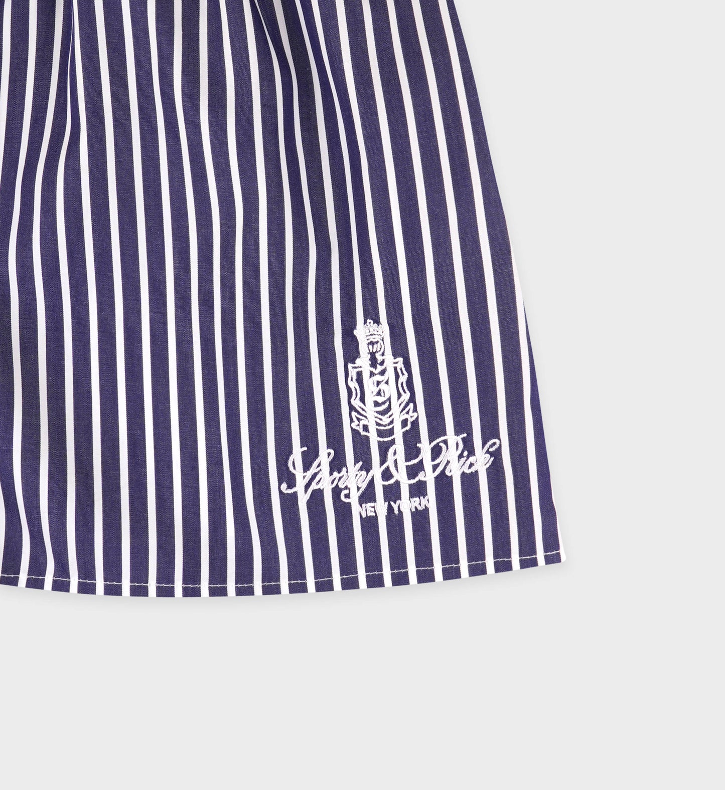 Short Vendome Mini Boxer rayas azul Sporty & Rich