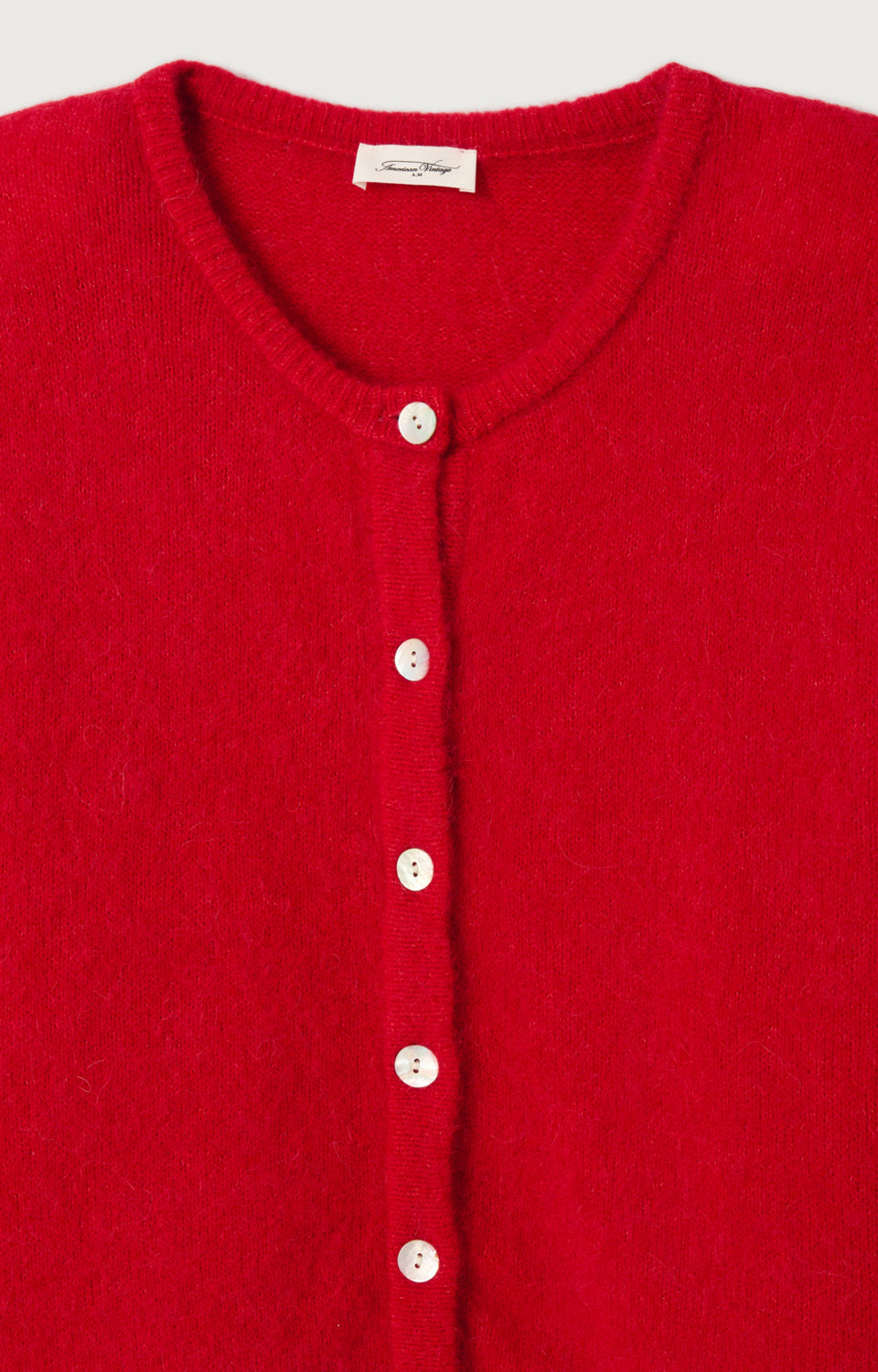 Cárdigan rojo Vitow American vintage