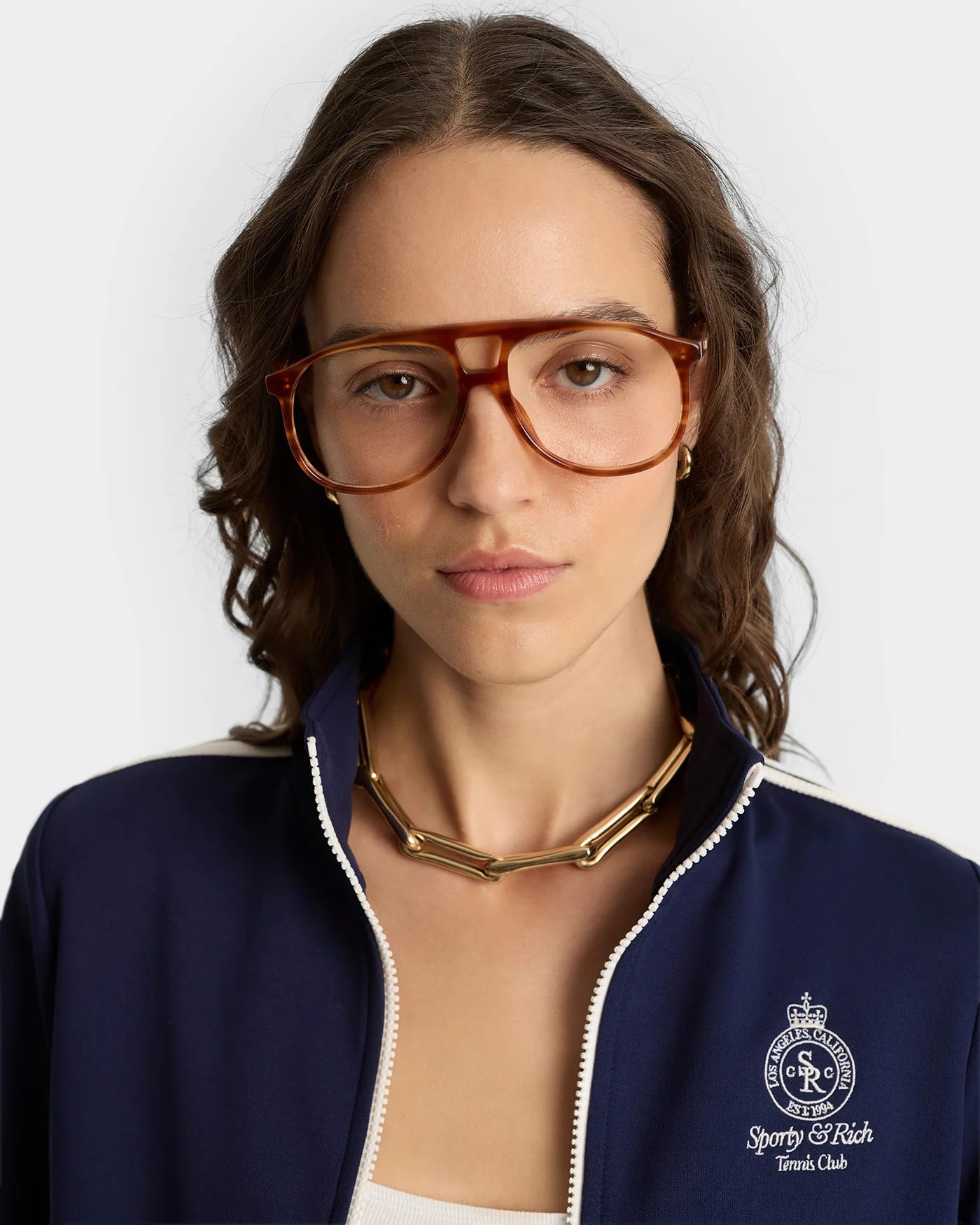 Campera Crown Tennis Elio Track azul navy Sporty & Rich