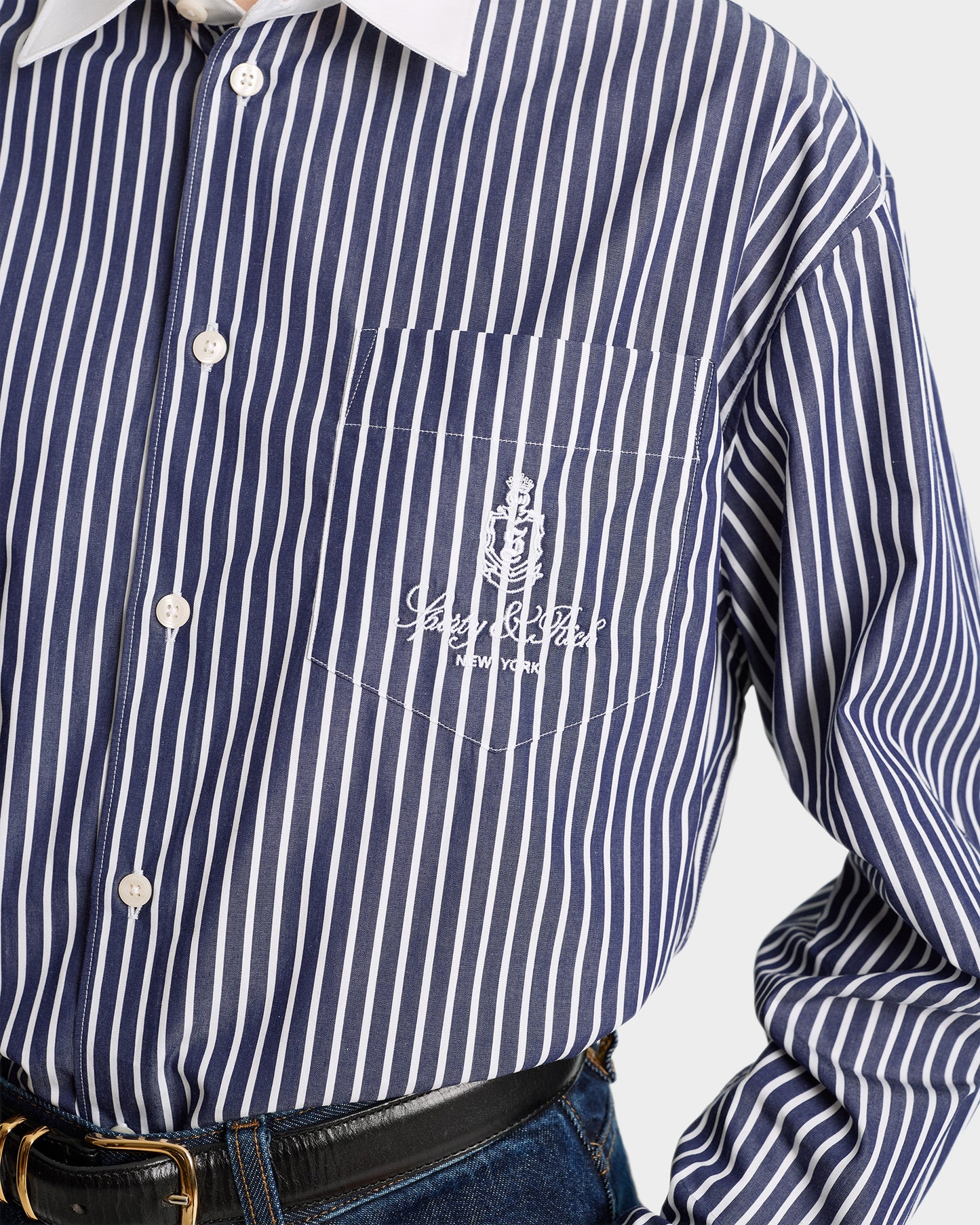 Camisa celeste claro Vendome Oversized Sporty & Rich