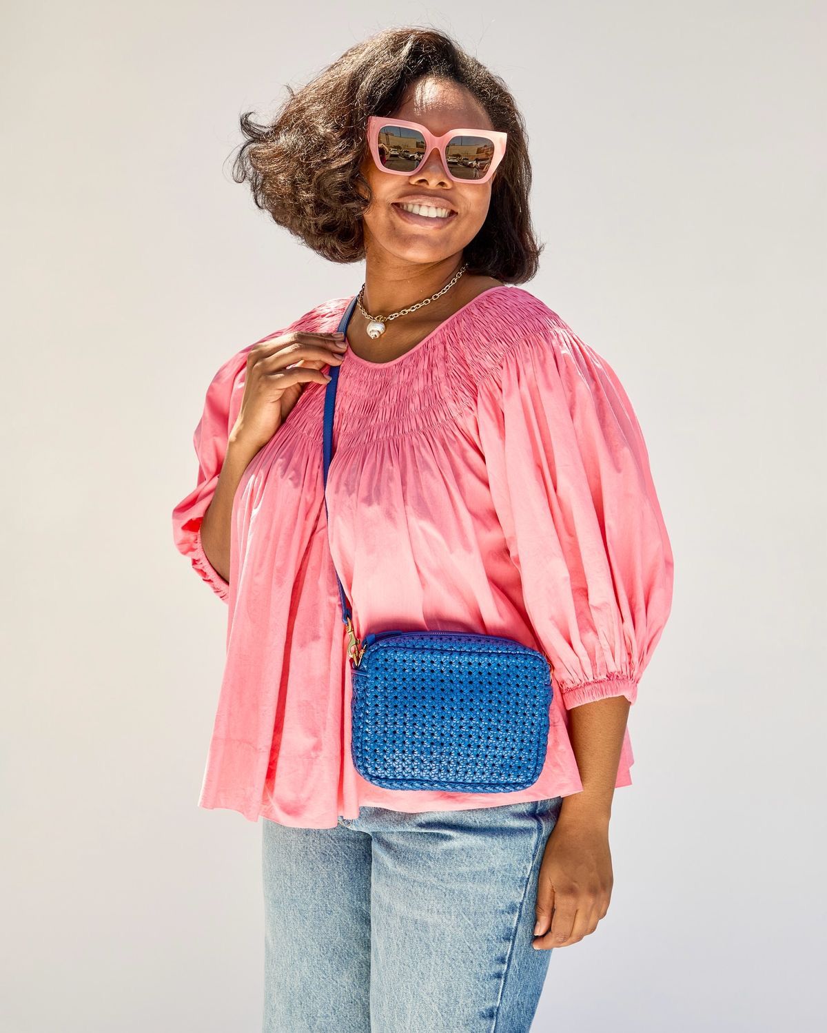 Bandolera Sac ratan Clare V