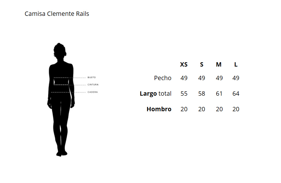 Camisa Clemente Rails