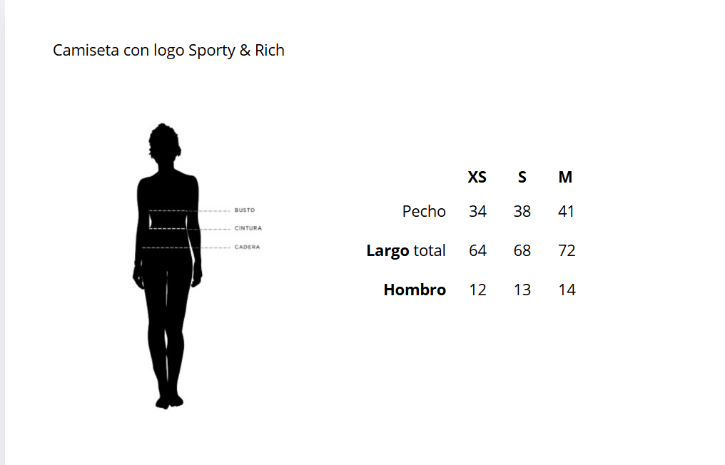 Remera con logo Sporty & Rich