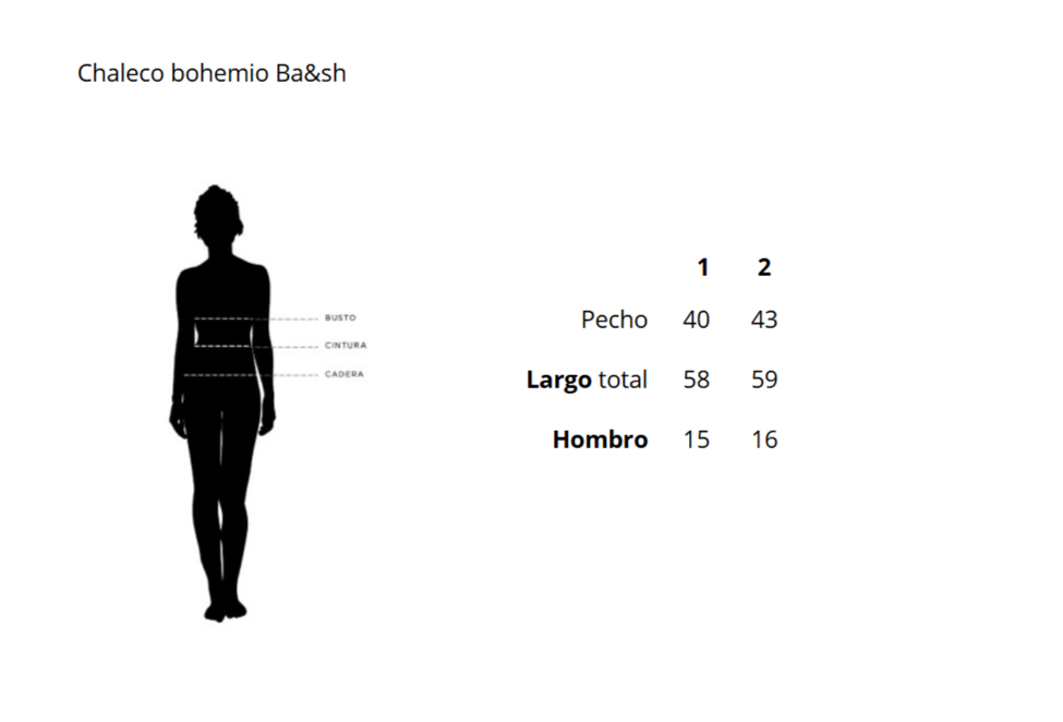 Chaleco bohemio Ba&sh