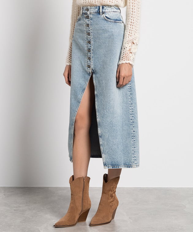Pollera larga botones midi Twinset