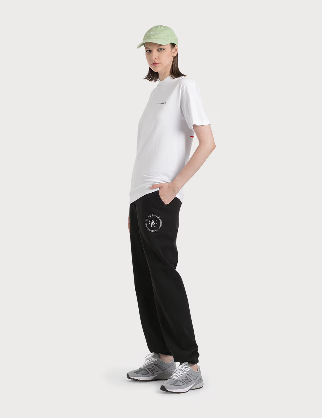 Remera Health Is Wealth blanca Sporty & Rich
