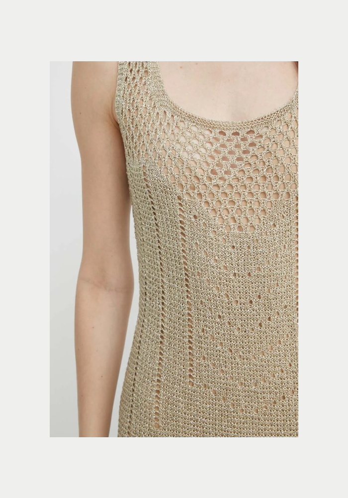 Vestido midi calado Twinset