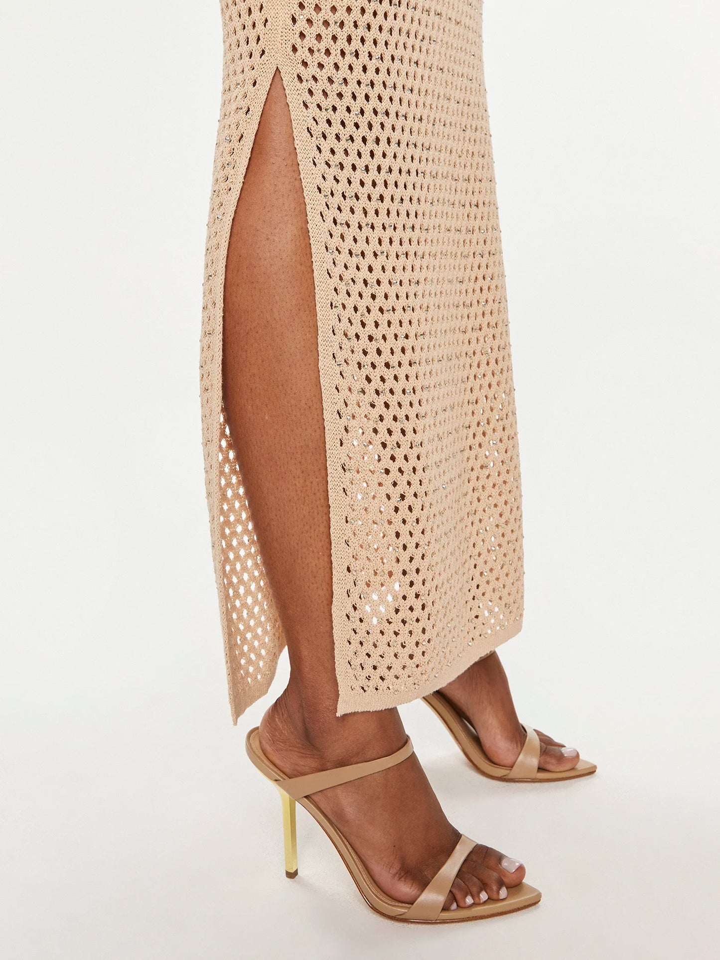 Vestido largo calado Twinset