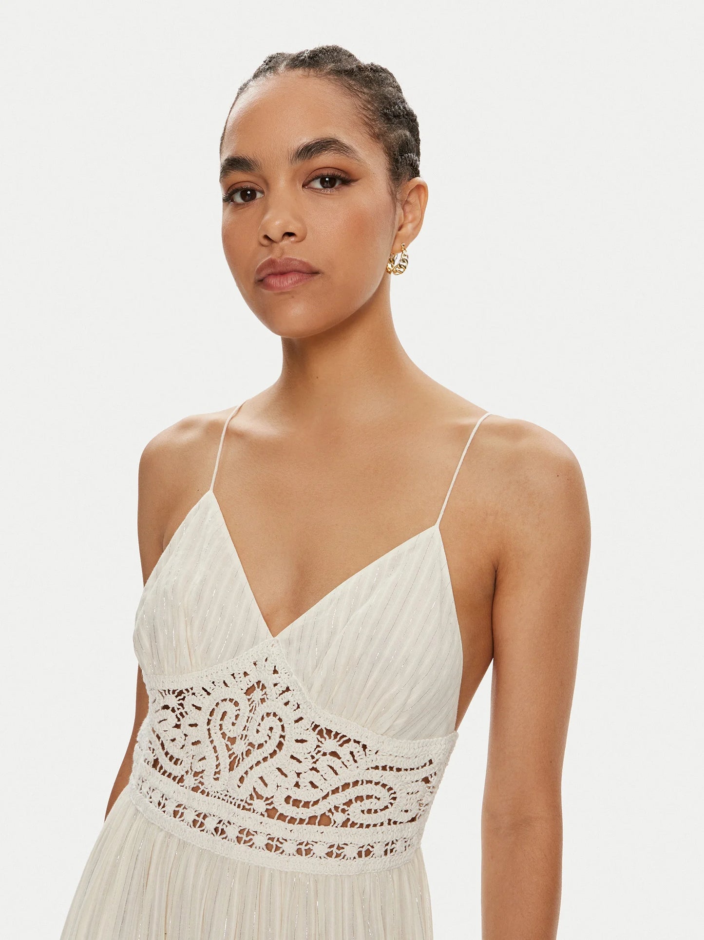 Vestido largo crochet Twinset