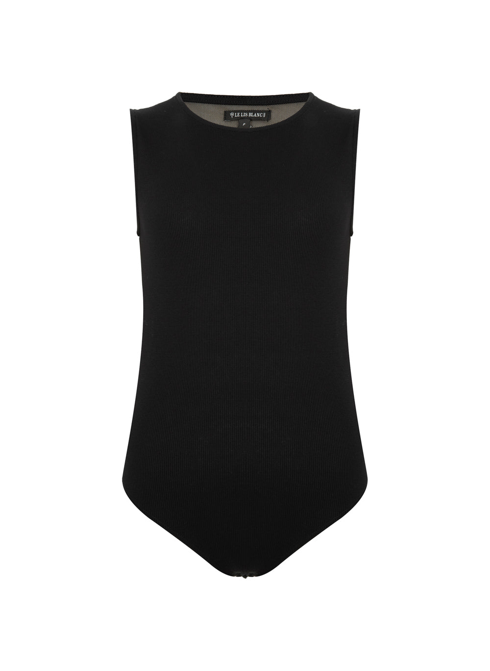 Body de punto y micro tul Gigi Le Lis Blanc