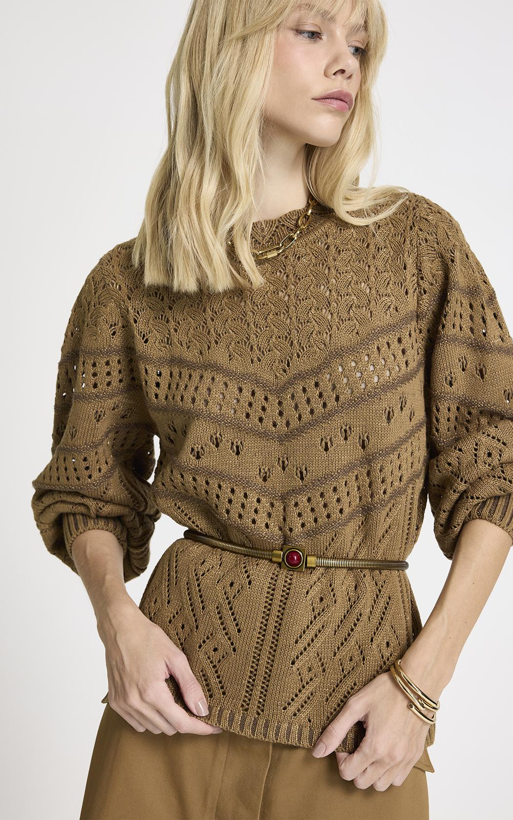 Cinto celeste piedra roja Le Lis Blanc