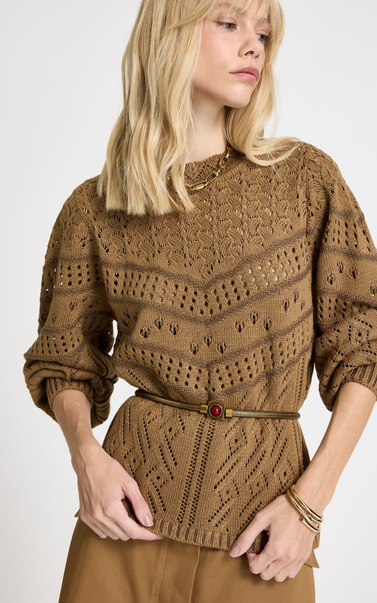 Cinto celeste piedra roja Le Lis Blanc