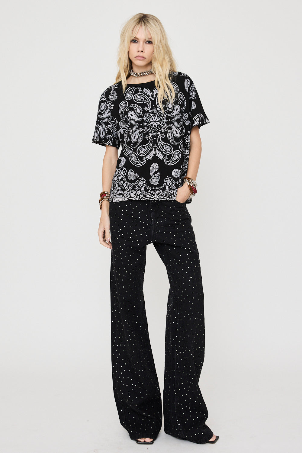 Remera Bandana Negro New Match