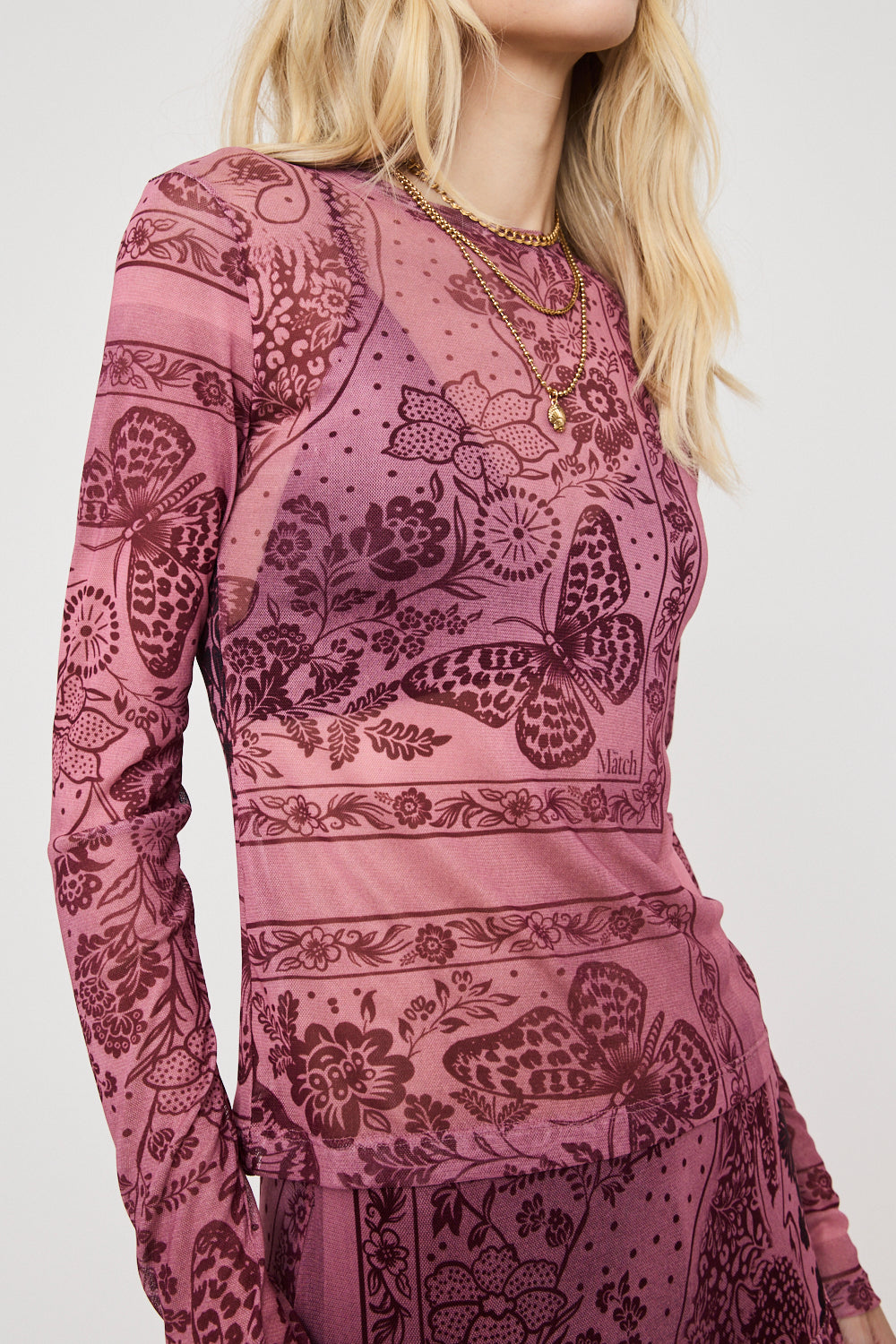 Blusa Tul Rosa New Match