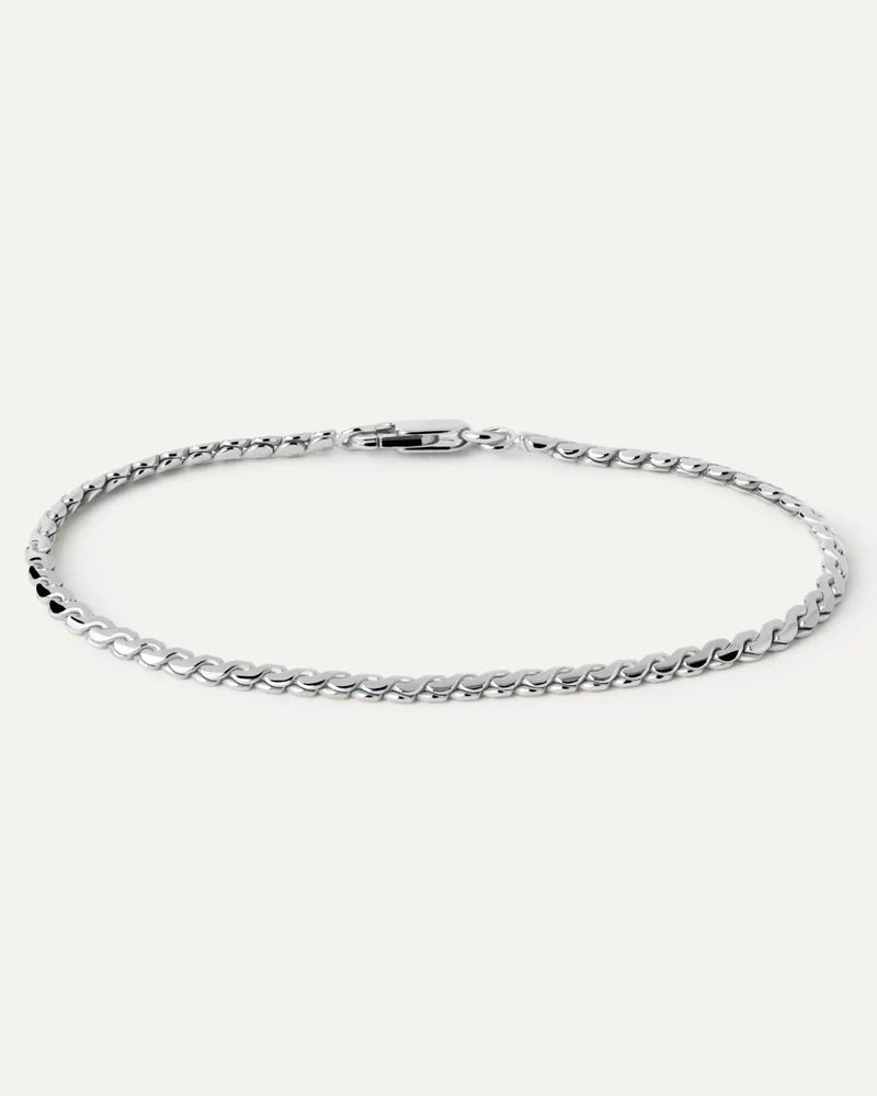 Pulsera cadena Serpentine Silver PD Paola