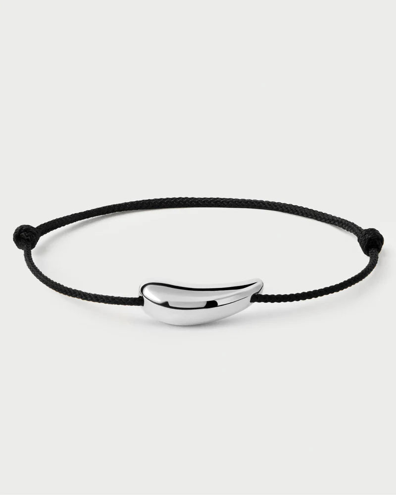 Pulsera Orbit cordón y plata PDPAOLA