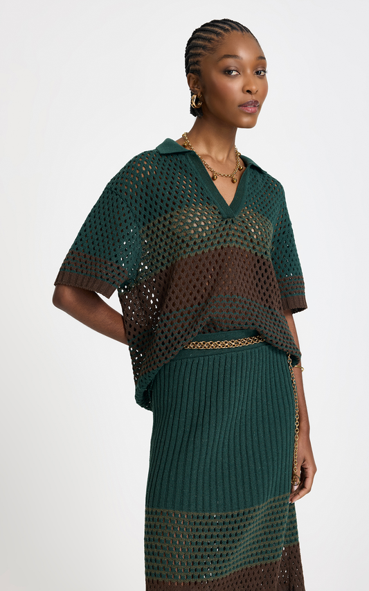 Camisa calada Arantia Le Lis Blanc