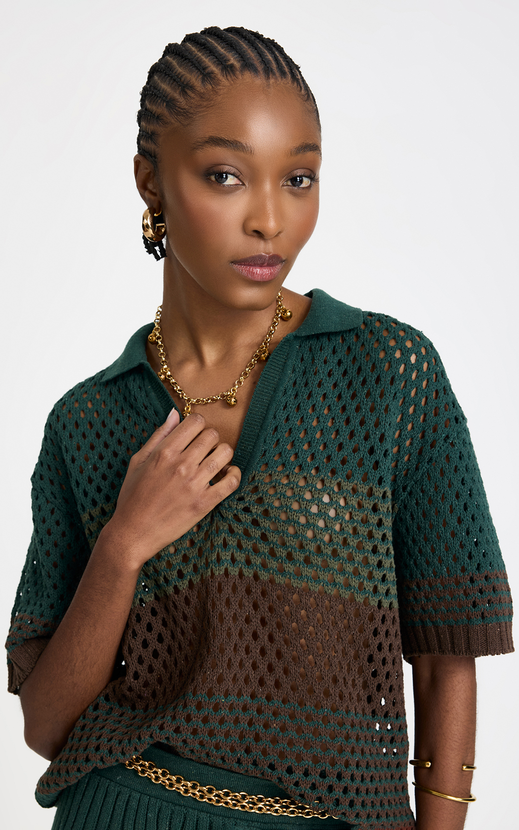 Camisa calada Arantia Le Lis Blanc