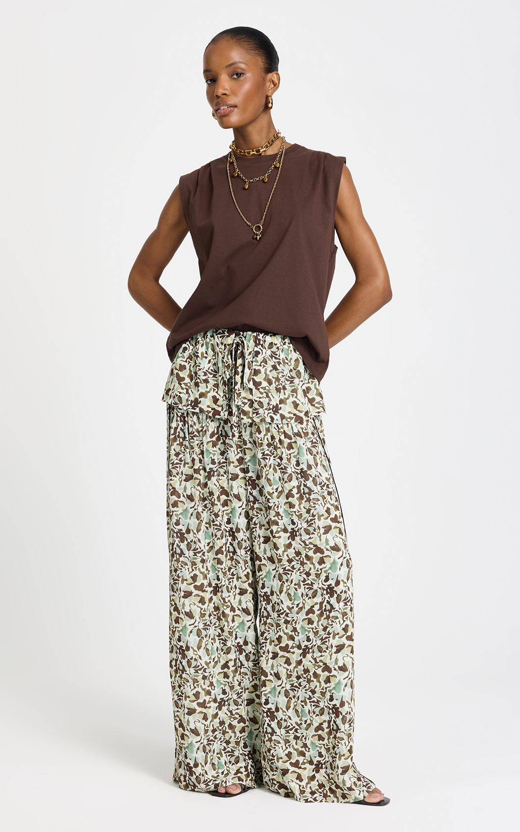 Musculosa Jolie Marron Le Lis Blanc