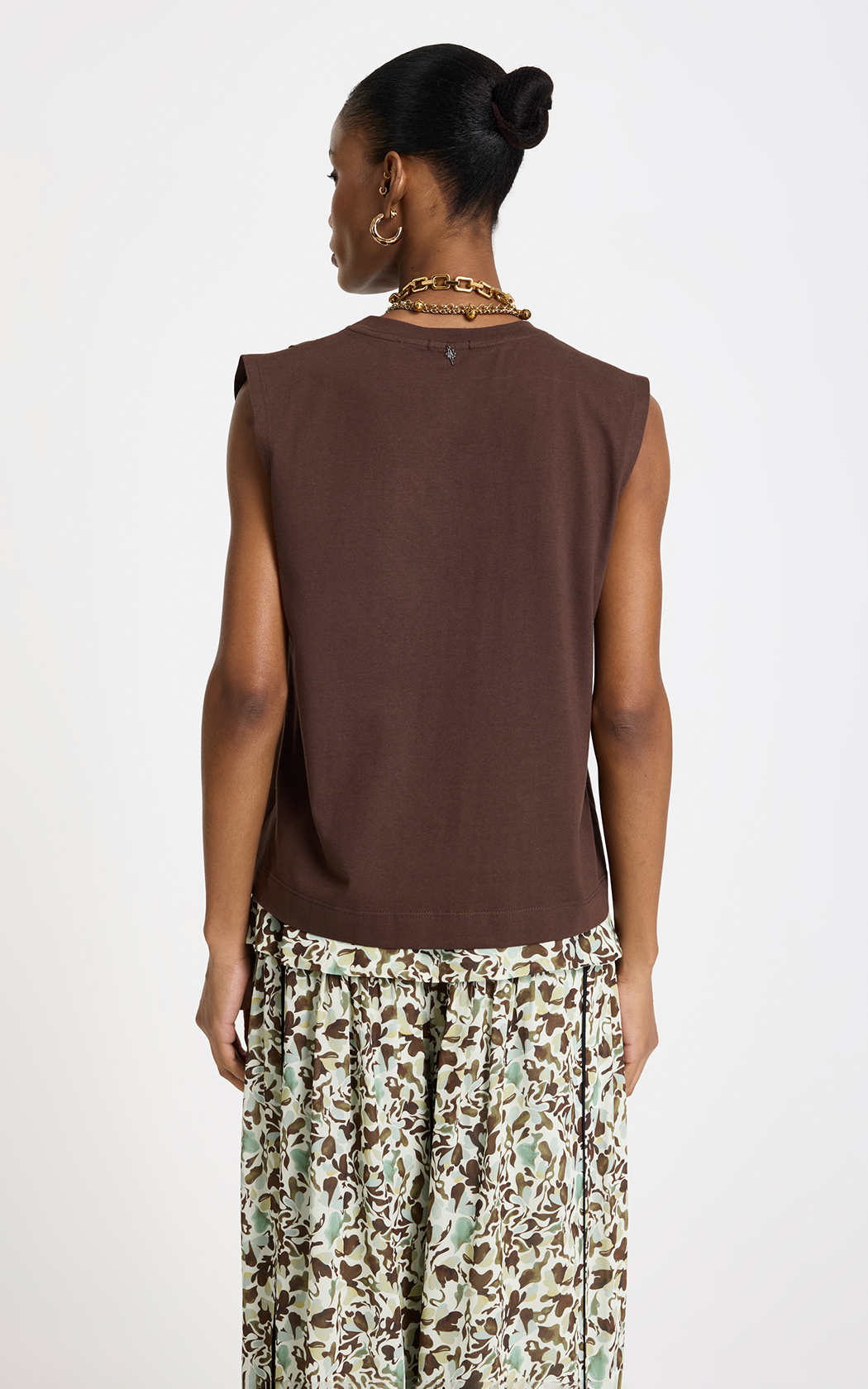 Musculosa Jolie Marron Le Lis Blanc
