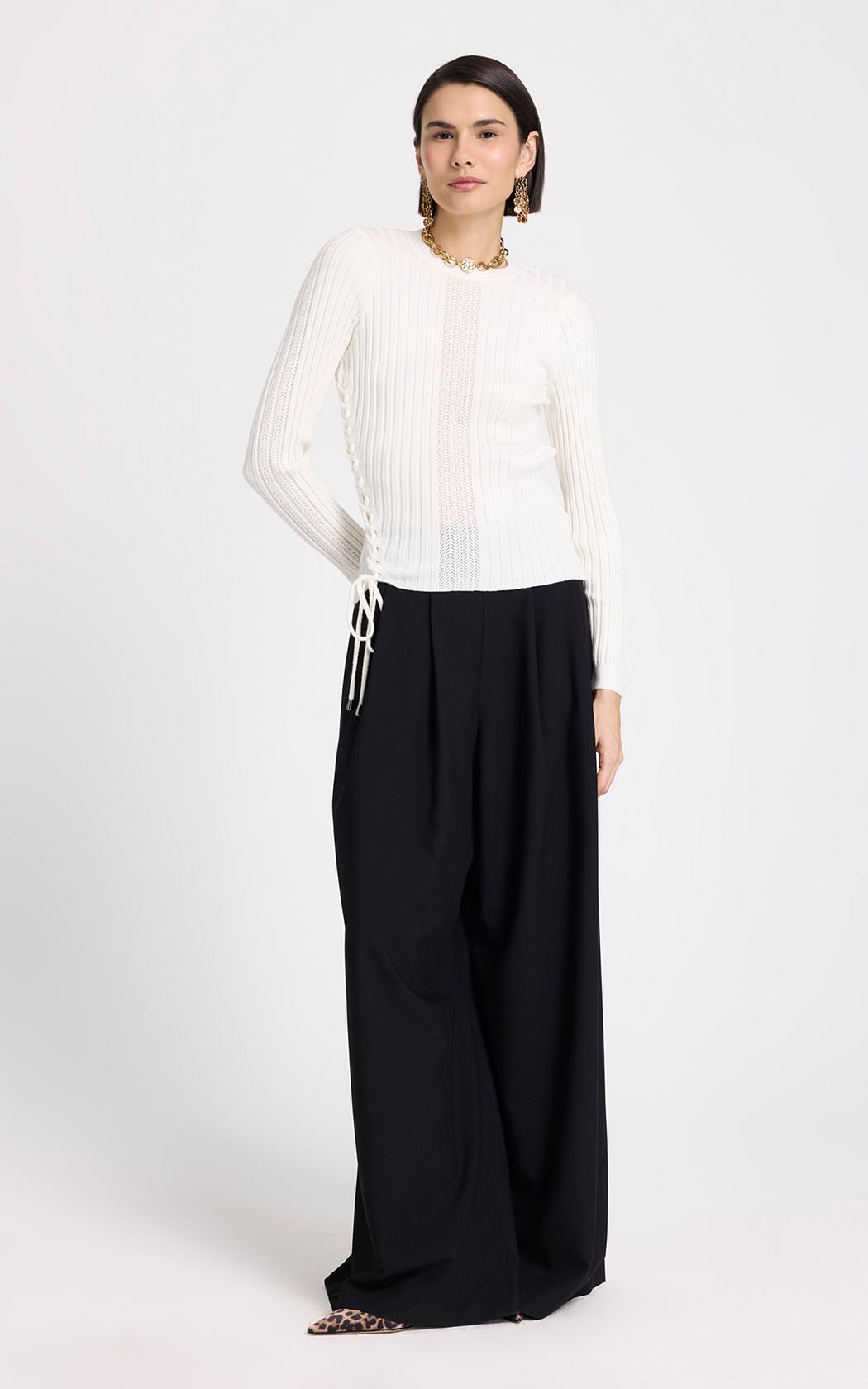 Sweater fino Anis blanco Le Lis Blanc