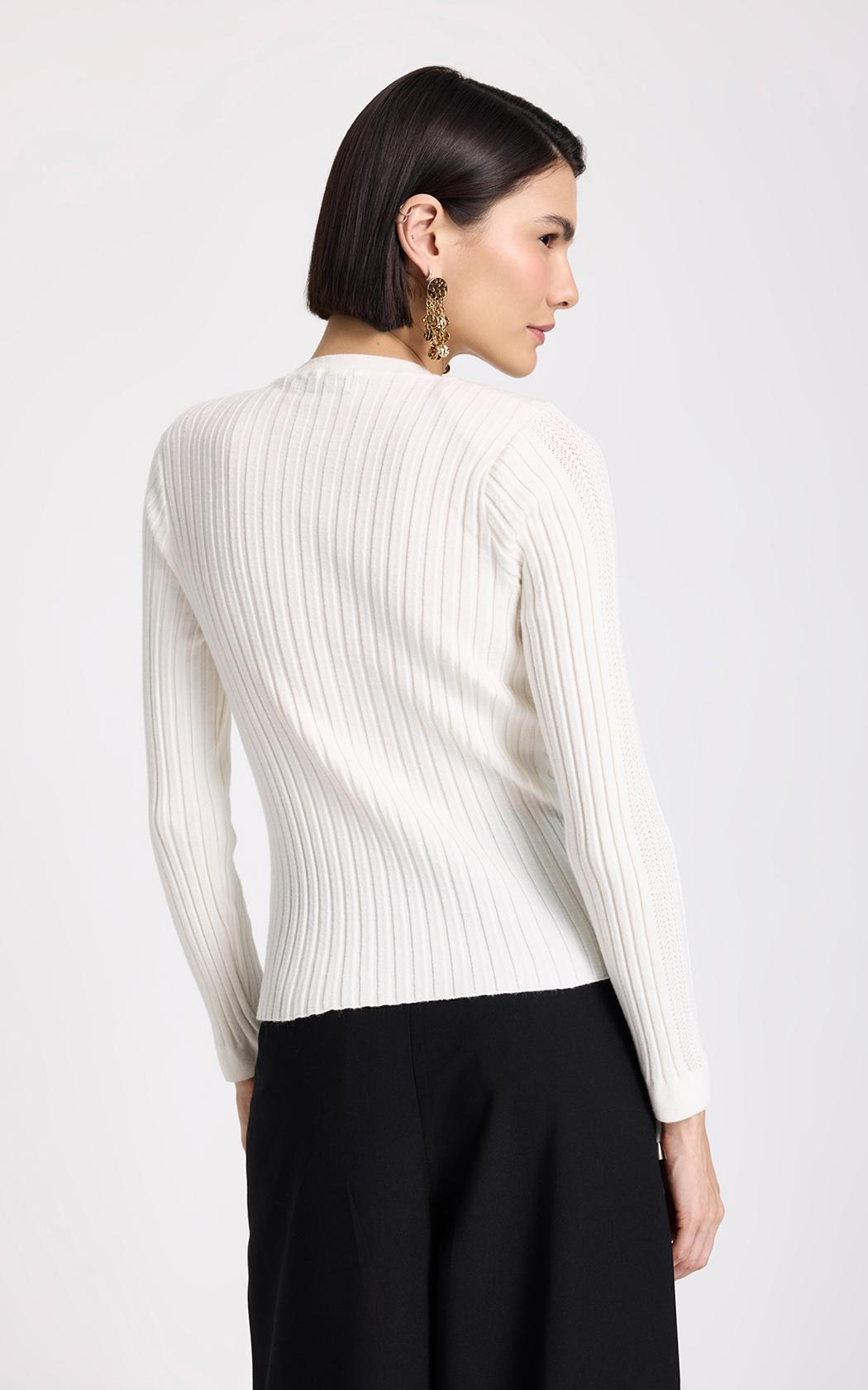 Sweater fino Anis blanco Le Lis Blanc