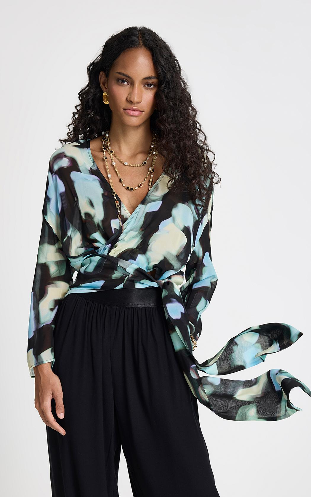 Blusa Lumi estampada Le Lis Blanc