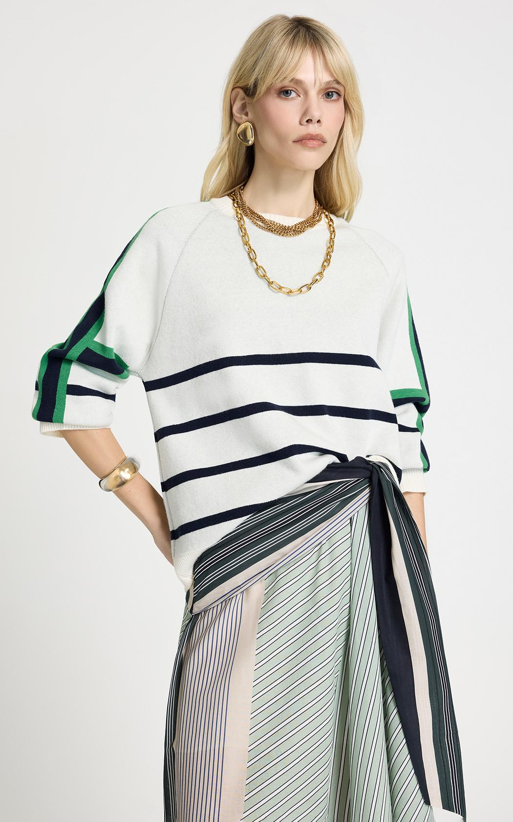 Sweater cuello a la base Alane Le Lis Blanc