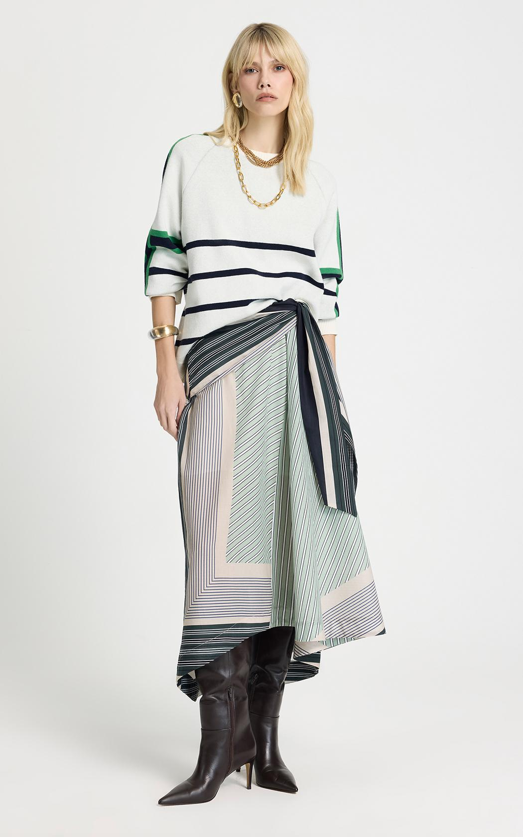 Sweater cuello a la base Alane Le Lis Blanc