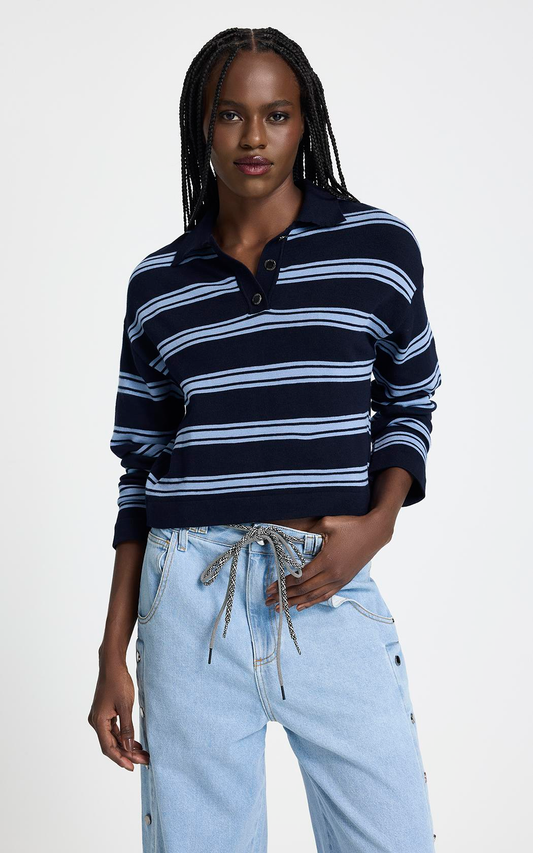 Sweater fino polo Tracie Le Lis Blanc