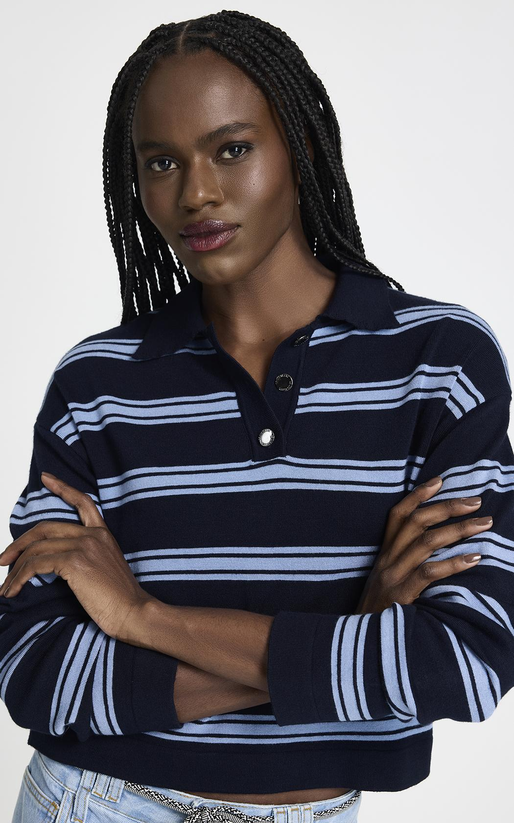 Sweater fino polo Tracie Le Lis Blanc
