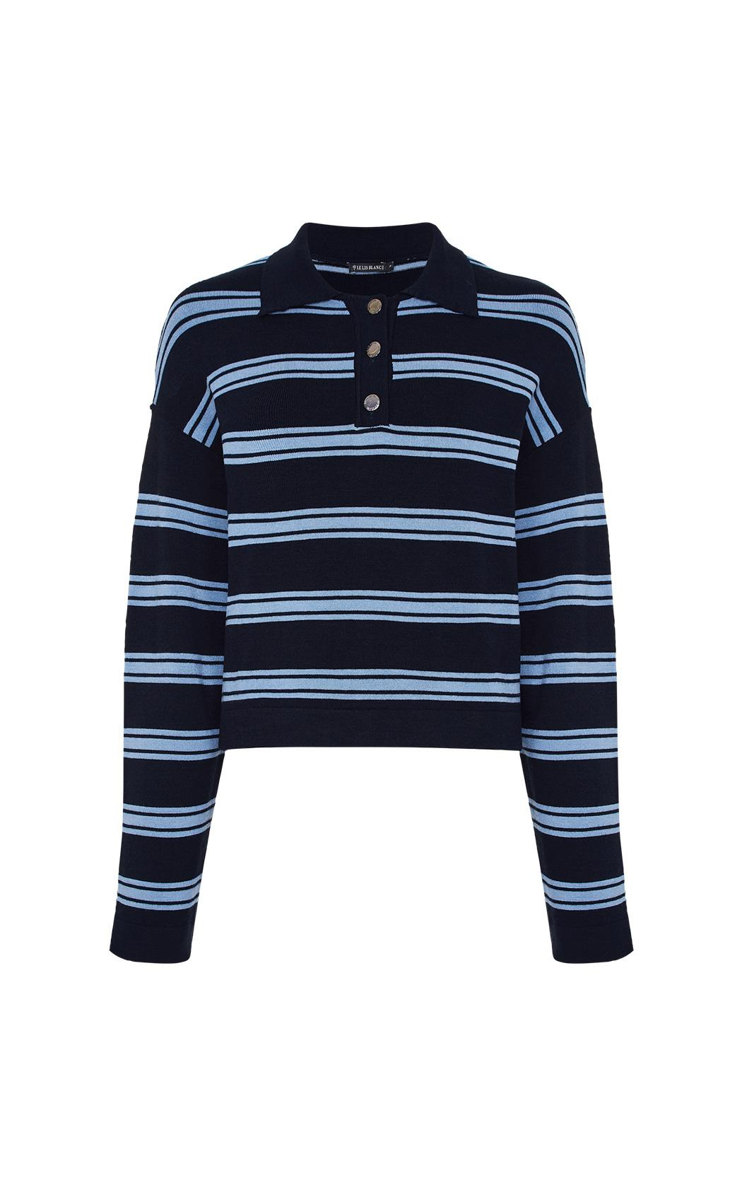 Sweater fino polo Tracie Le Lis Blanc