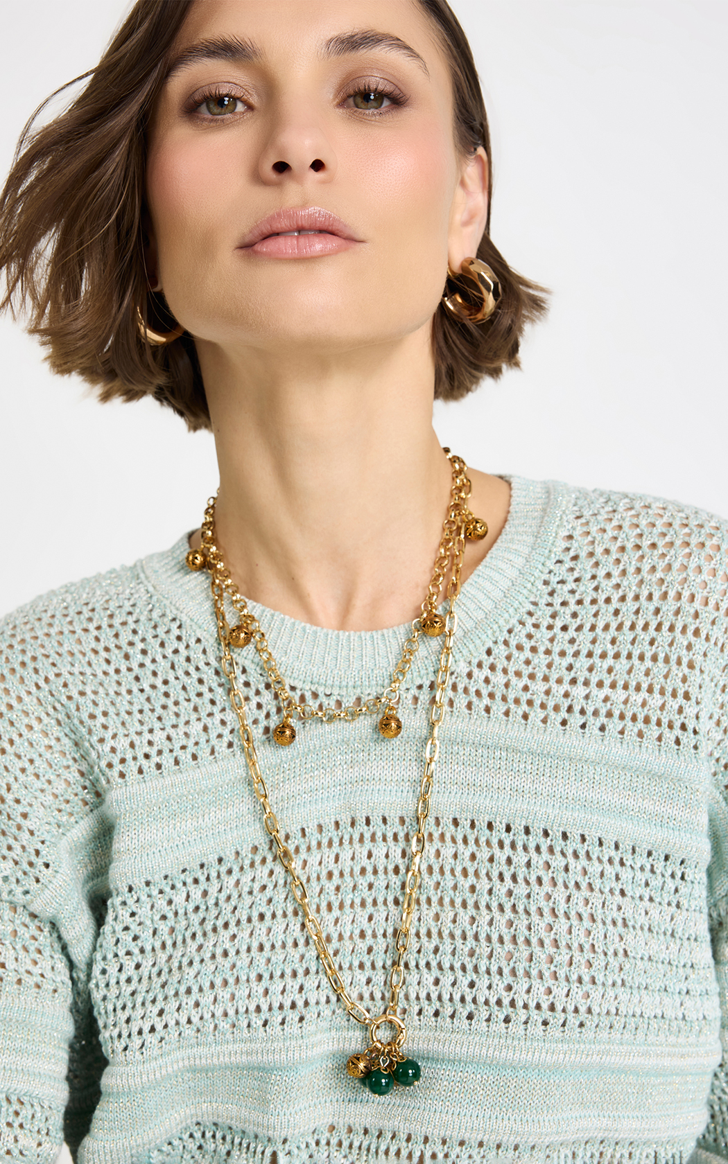Sweater calado Petra Le Lis Blanc