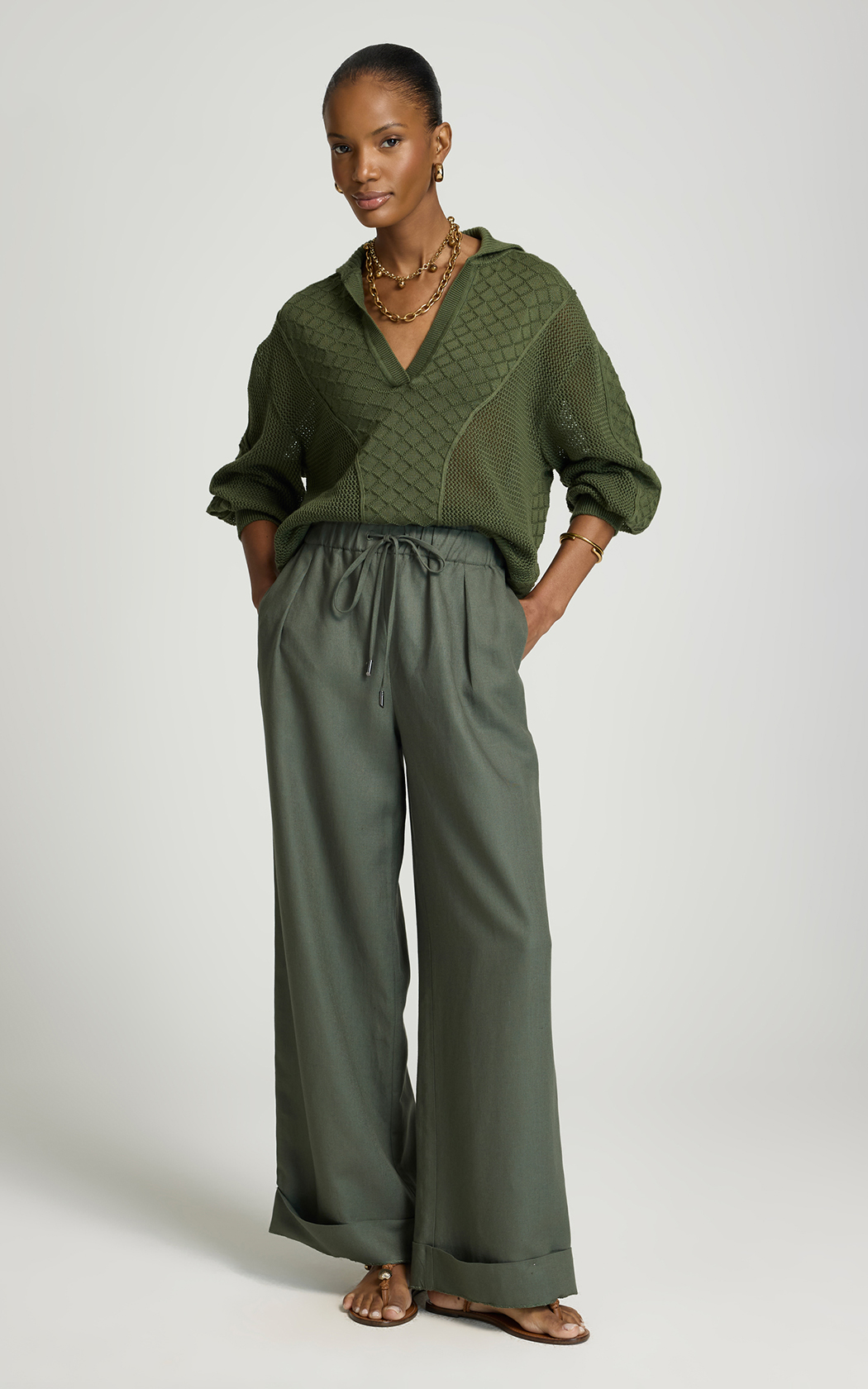 Sweater de punto Tully Le Lis Blanc