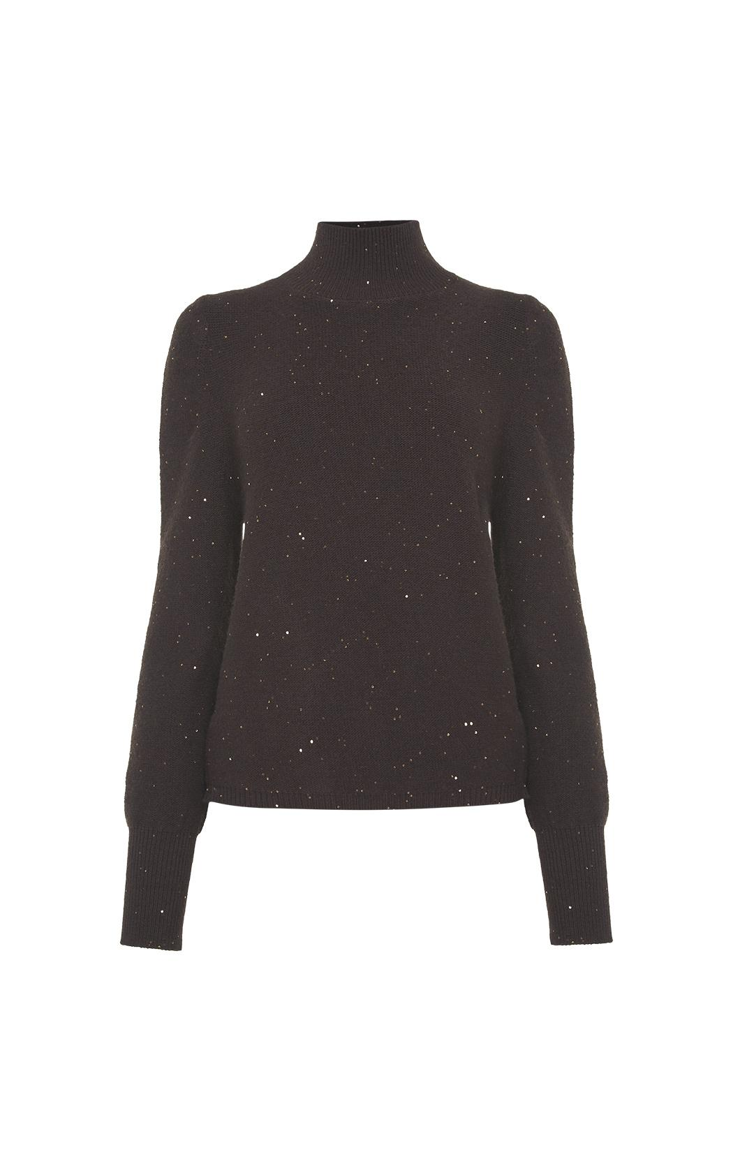 Polera brillos marron Luna Le Lis Blanc