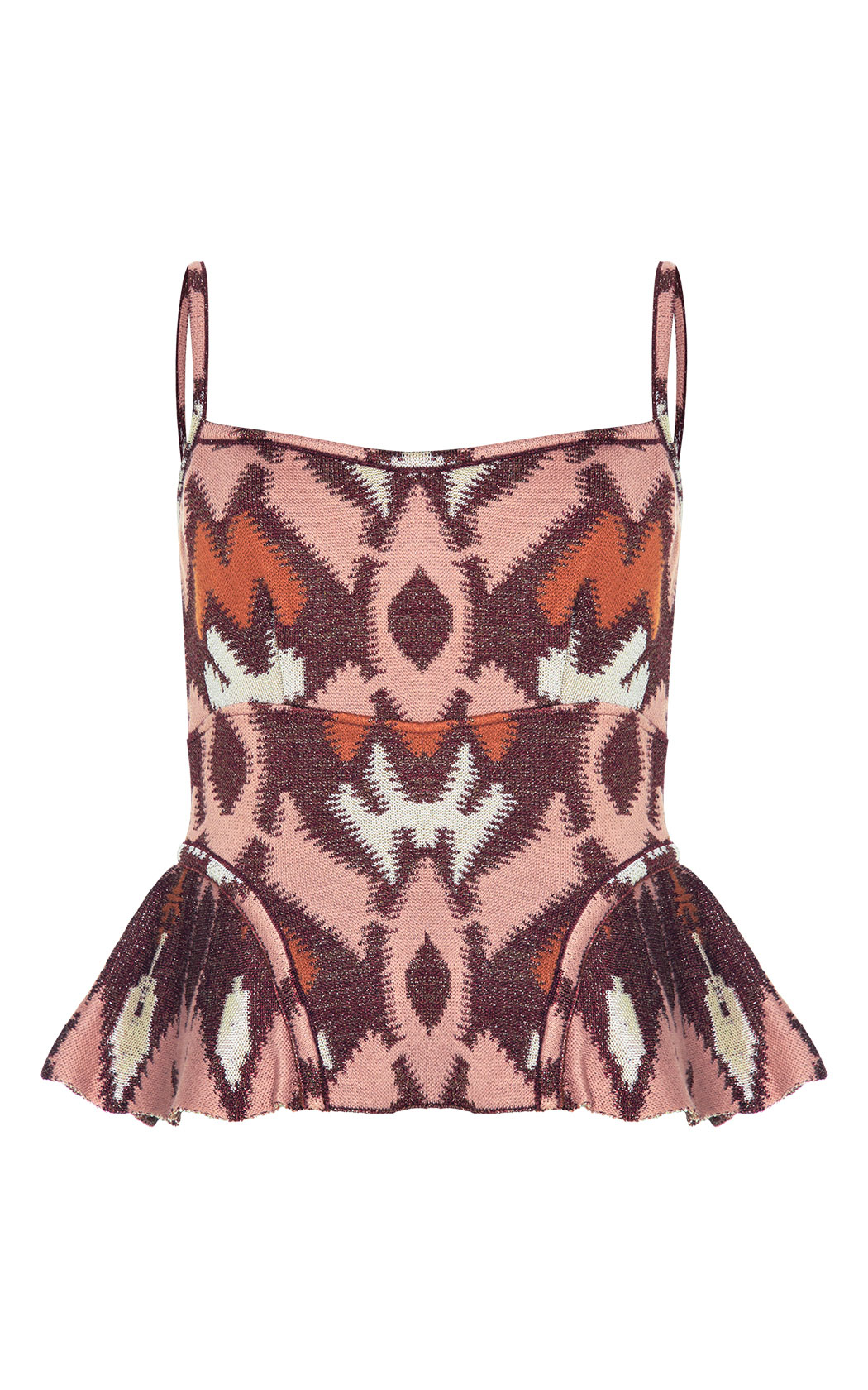 Top estampado Bina Le Lis Blanc
