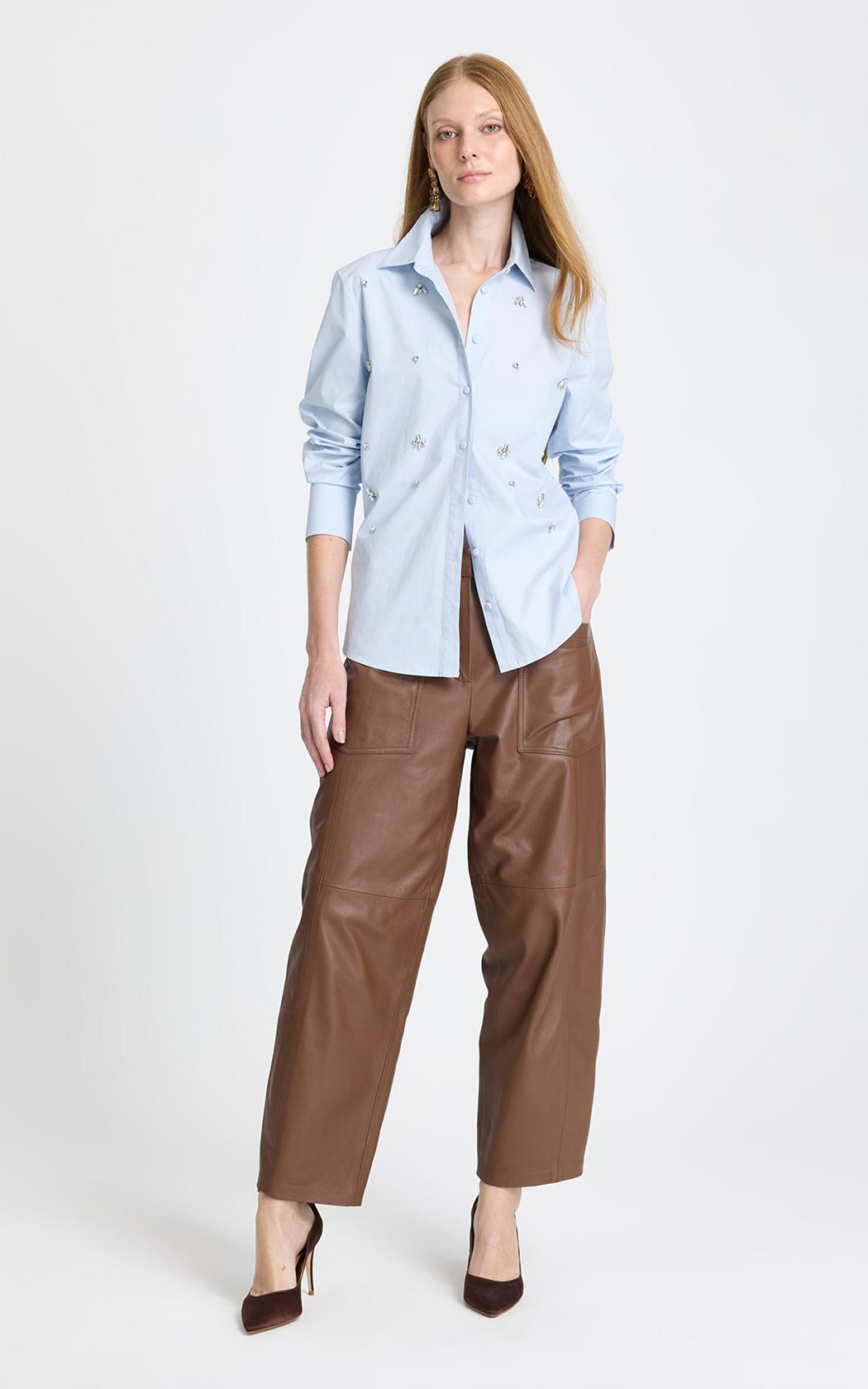 Camisa con apliques Luiza Le Lis Blanc