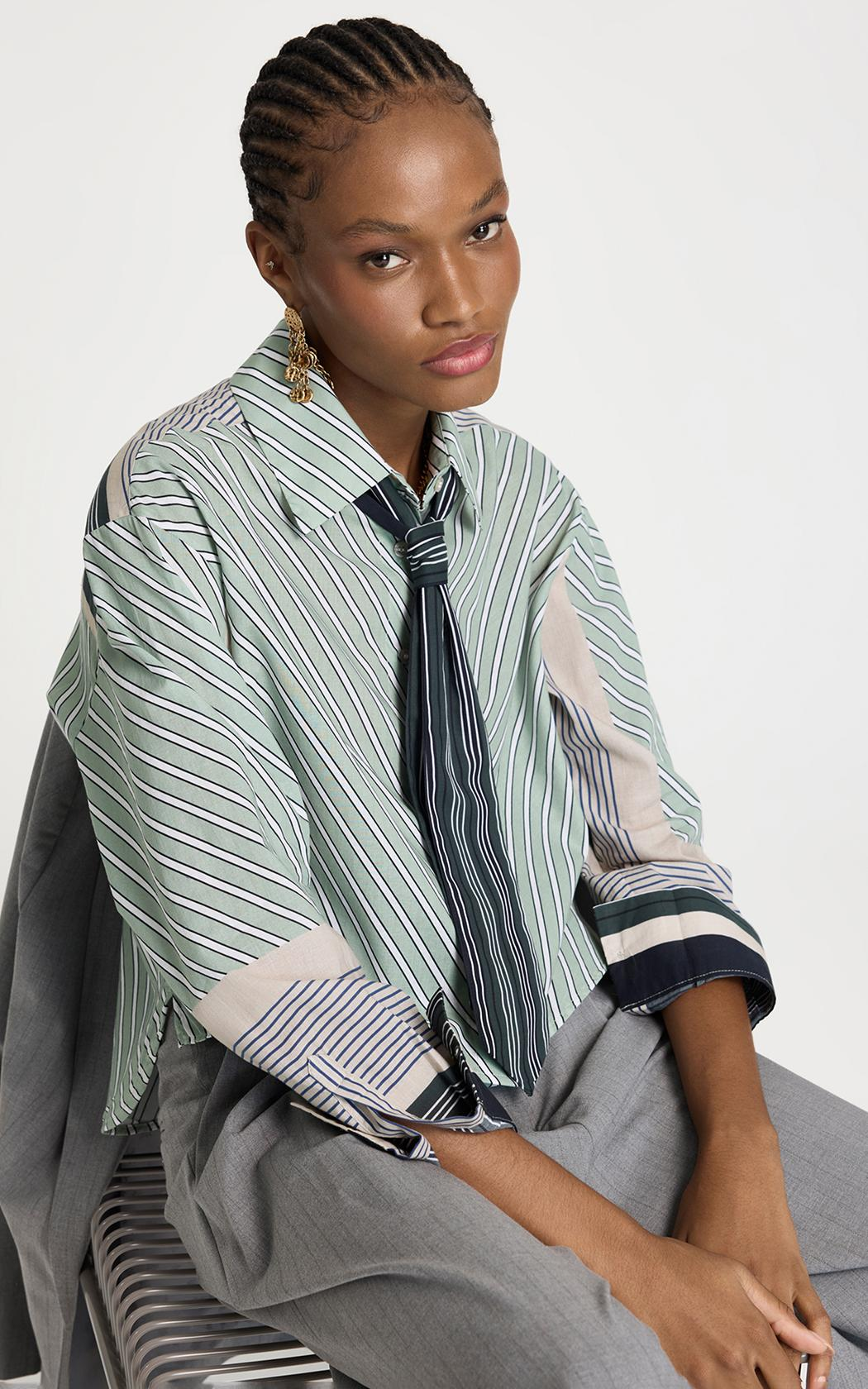 Camisa con Pañuelo Fabiola Le Lis Blanc