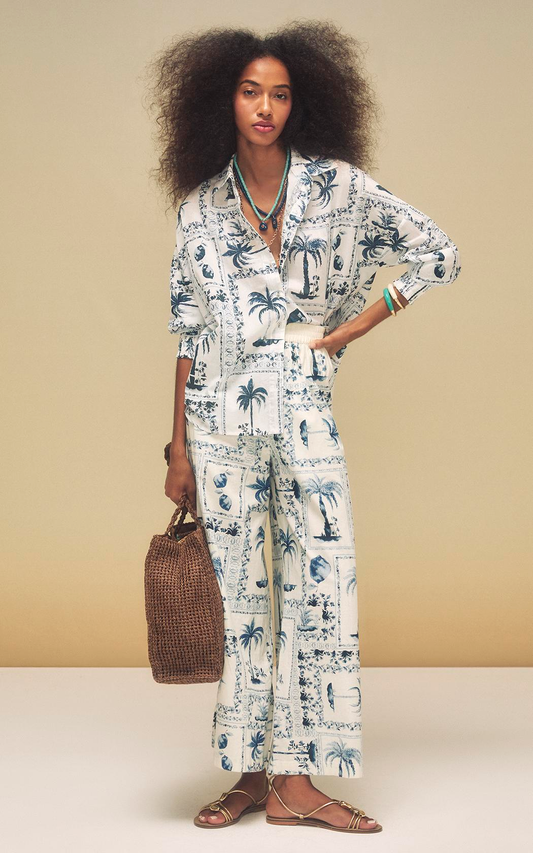 Camisa estampada Alexia Le Lis Blanc
