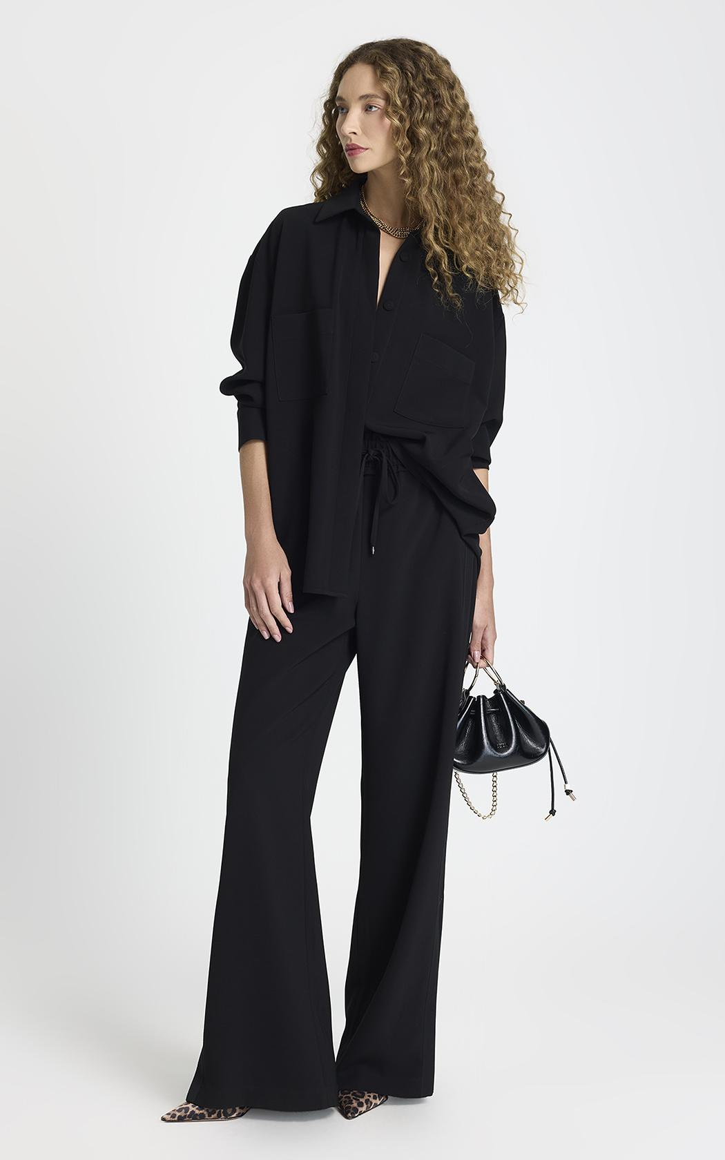 Camisa negra Georgia Le Lis Blanc