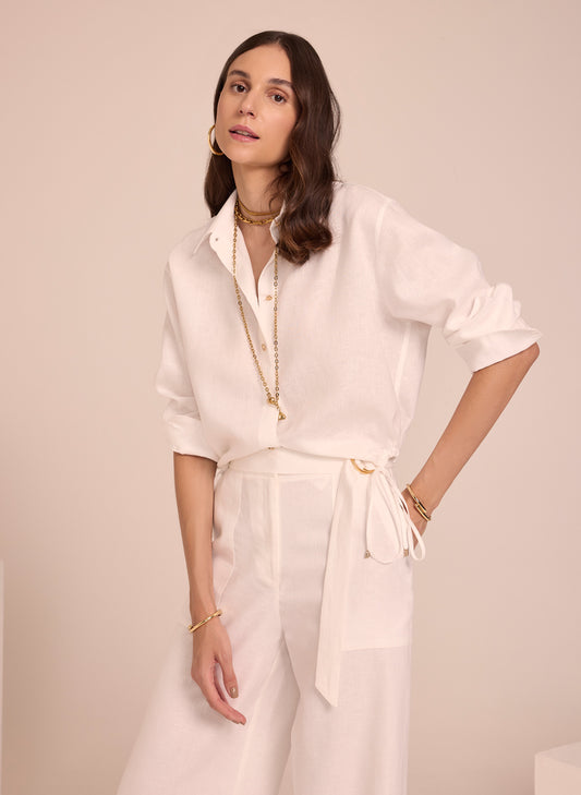 Camisa Iris blanca Le Lis Blanc