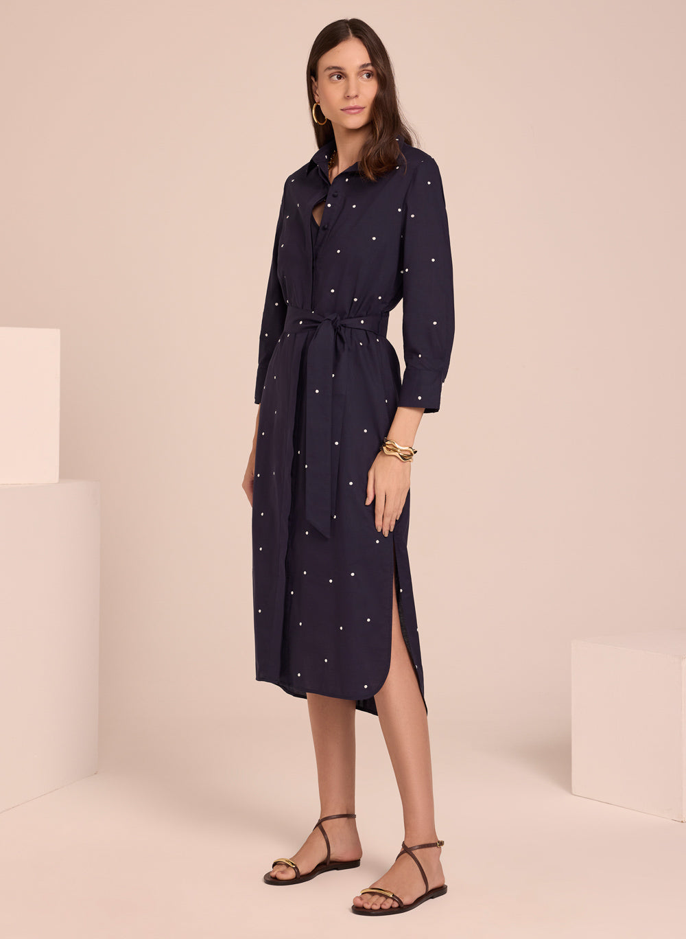 Vestido camisero Eva Le Lis Blanc