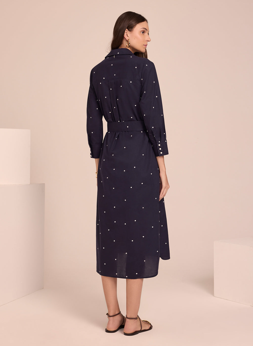 Vestido camisero Eva Le Lis Blanc