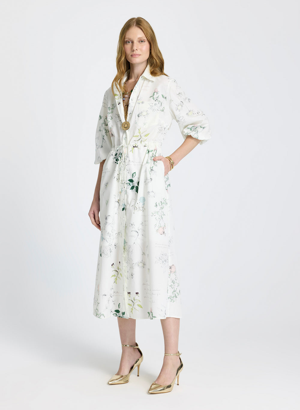 Vestido camisero Priscila estampado Le Lis Blanc