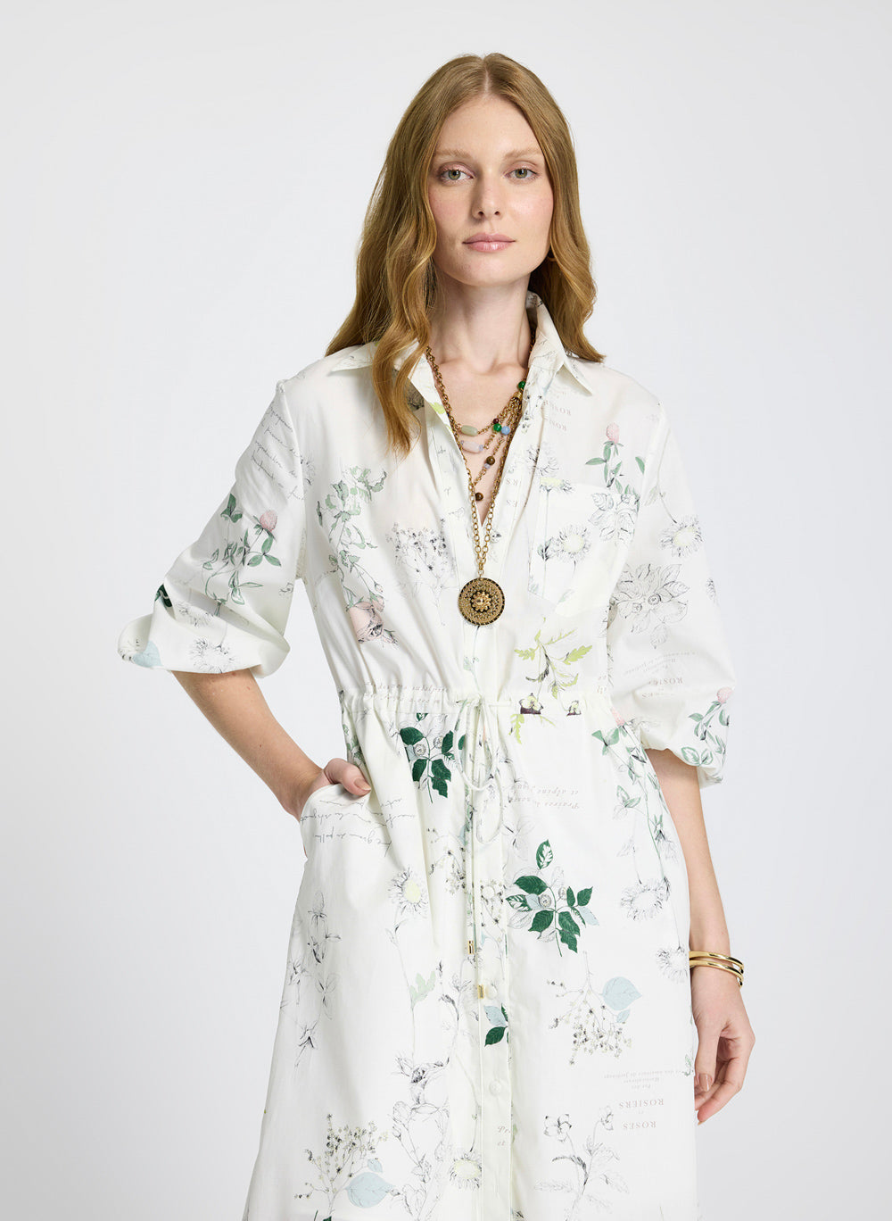 Vestido camisero Priscila estampado Le Lis Blanc