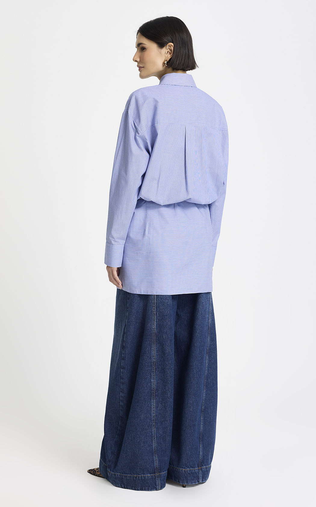 Vestido camisero con pollera Ziza Le Lis Blanc