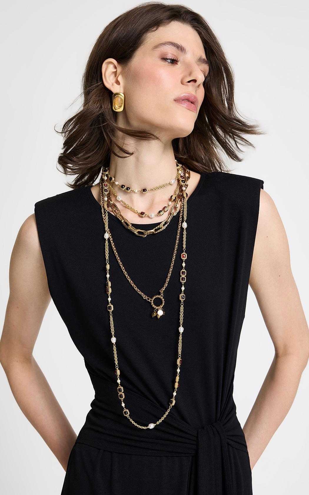 Vestido Gilda negro anudado Le Lis Blanc